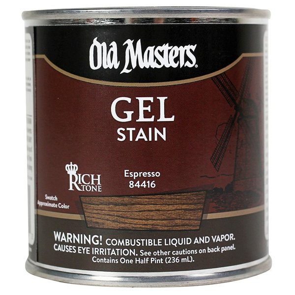 Old Masters 1/2 Pt Espresso Oil-Based Gel Stain 84416